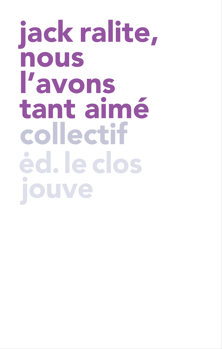 Edition Le Clos Jouve